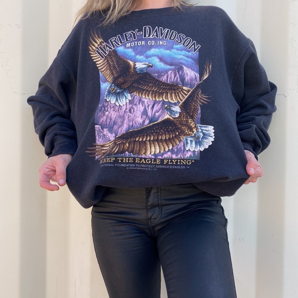 1990 Harley Davidson Crewneck